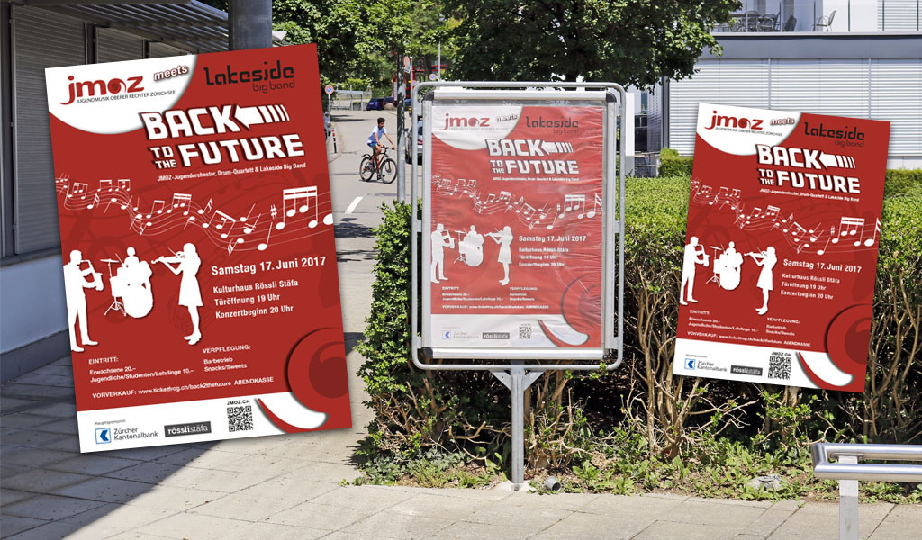 Design der Poster & Plakate fürJimoz durch Egli-Werbung & Newmedia-Design